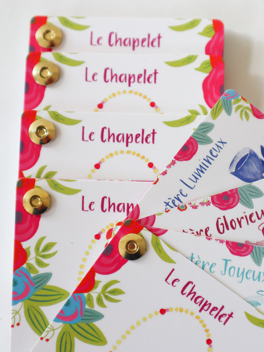 Lot famille : 5 nuanciers Chapelet