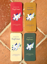 Charger l'image dans la galerie, Signet baptême colombe - Ézéchiel 36:25
