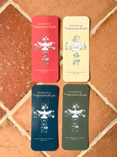 Charger l'image dans la galerie, Signet Profession de Foi - Croix d'Ancolies et verset biblique
