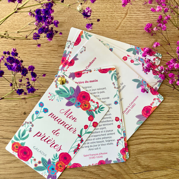 Lot Famille – 5 nuanciers de prières quotidiennes