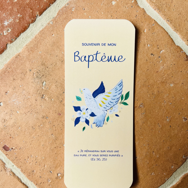 Signet baptême colombe - Ézéchiel 36:25
