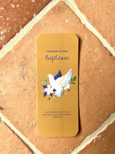 Charger l'image dans la galerie, Signet baptême colombe - Ézéchiel 36:25
