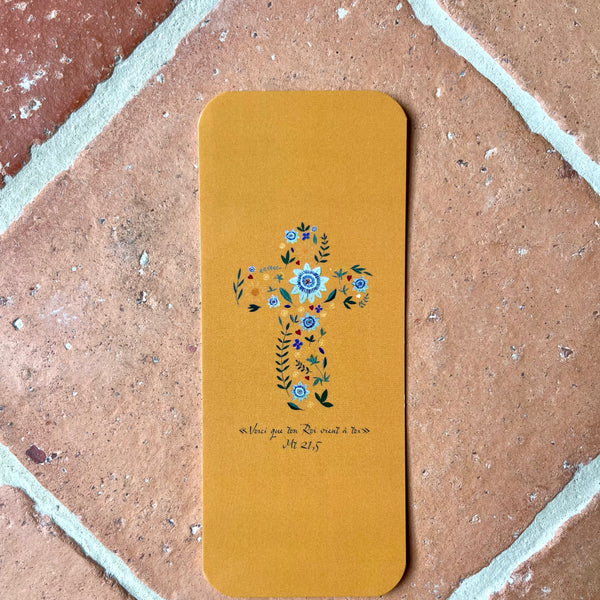 Signet Croix Passiflore - Communion et Profession de foi