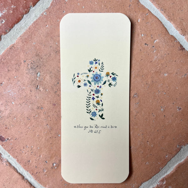 Signet Croix Passiflore - Communion et Profession de foi