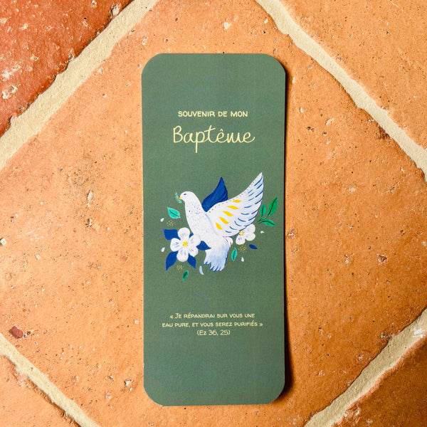 Signet baptême colombe - Ézéchiel 36:25