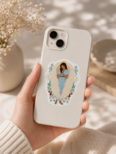 Charger l'image dans la galerie, Sticker Ange gardien fleuri
