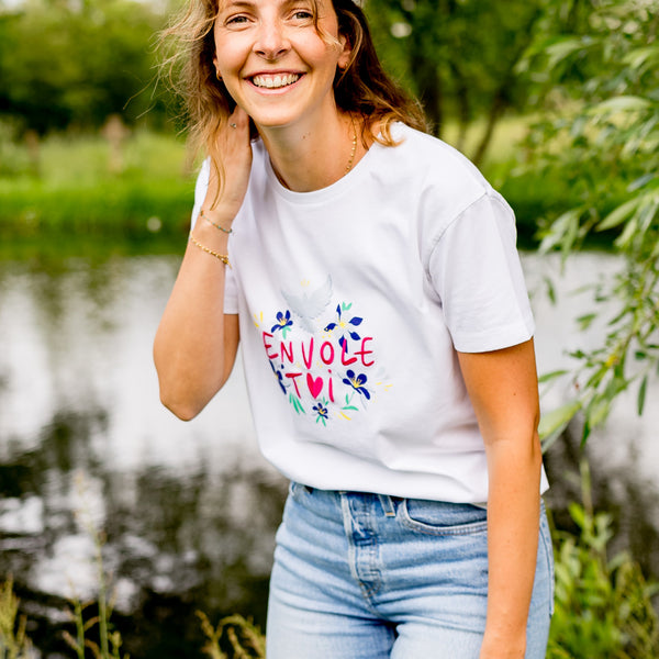 Le t-shirt Envole-toi ClaireS2C X Caladia