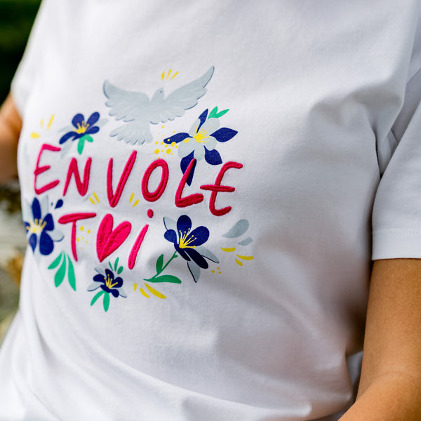 Le t-shirt Envole-toi ClaireS2C X Caladia
