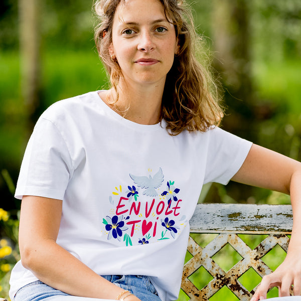 Le t-shirt Envole-toi ClaireS2C X Caladia