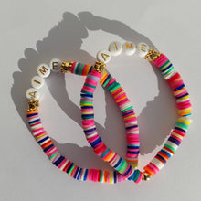 Charger l&#39;image dans la galerie, Bracelet coloré en perles heishi AIME

