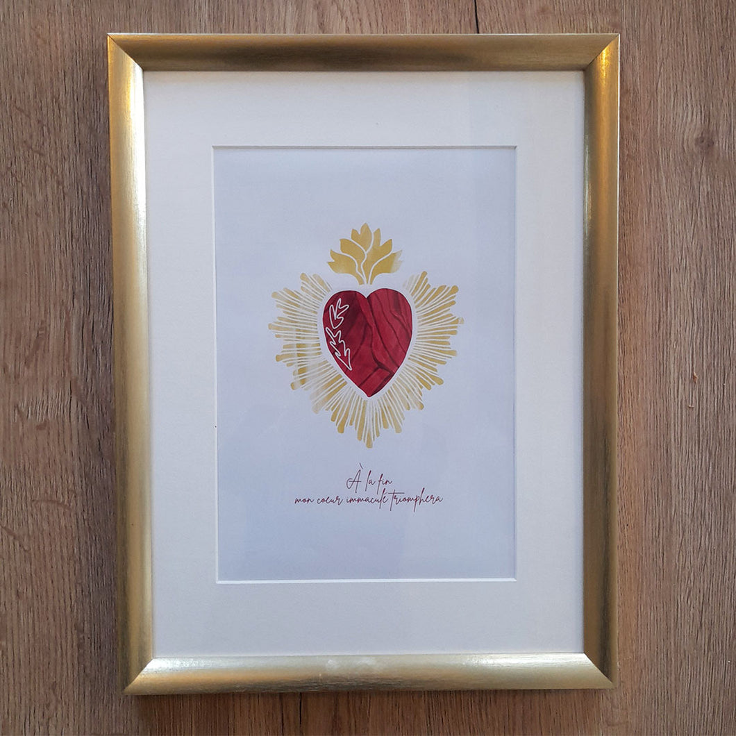 Affiche Coeur immaculé de Marie