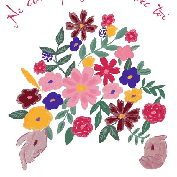 Carte « ne crains pas, je suis avec toi » Isaie 41:10