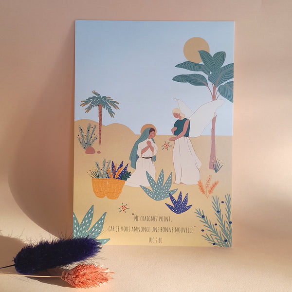 Carte Annonciation- verset 